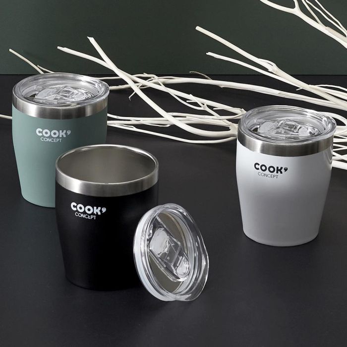 Cook Concept Vaso Térmico Espresso 200 Ml Take Away Acero Inoxidable 3 Cook Concept Vaso Térmico Espresso 200 Ml Take Away Acero Inoxidable 3
