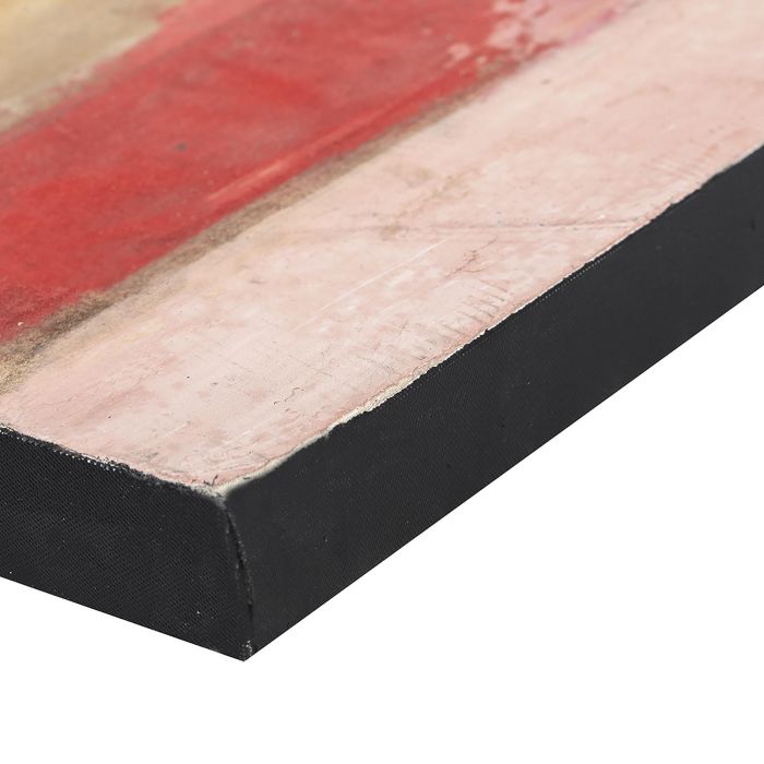 DKD Home Decor Cuadro Moderno Abstracto Azul Marron 2.4 x 100 x 100 cm (2 Unidades) Pintado a Mano Lienzo Pino 4