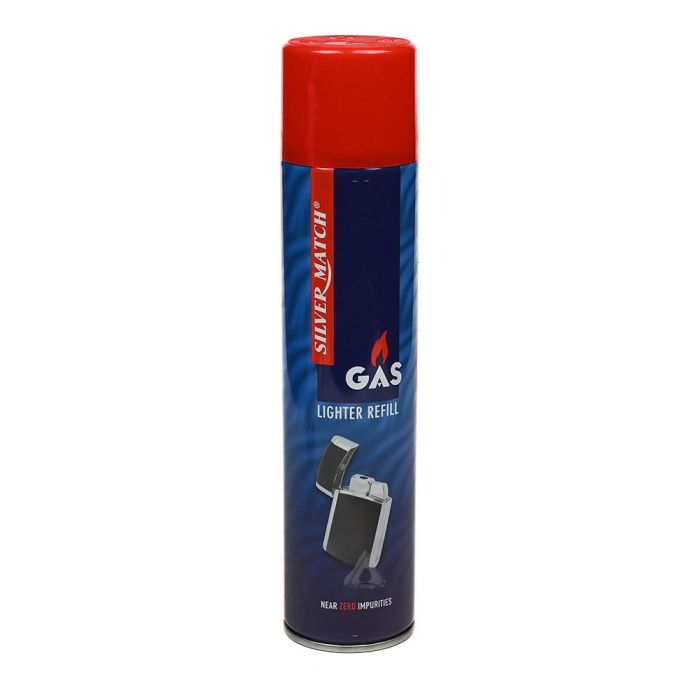 Cartucho de recarga de gas para encendedores 300 ml silver match