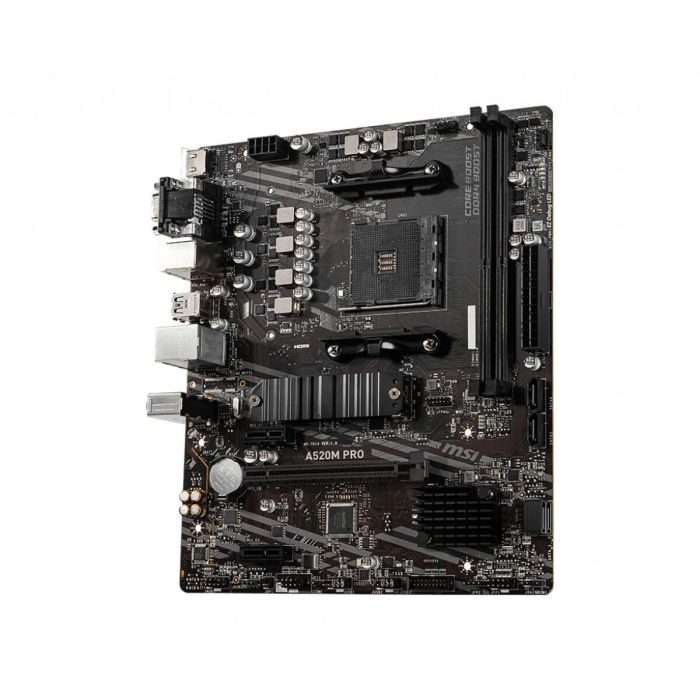 MSI A520M PRO Placa Base micro ATX para AMD Zócalo AM4 Ryzen 3000 con Chipset A520, DDR4, M.2 y Gigabit Ethernet 28