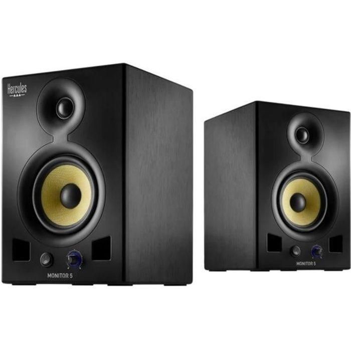Hercules Monitor 5 Altavoz de 2 vías 80 W Negro para DJ - 4780905 Hercules Monitor 5 Altavoz de 2 vías 80 W Negro para DJ - 4780905