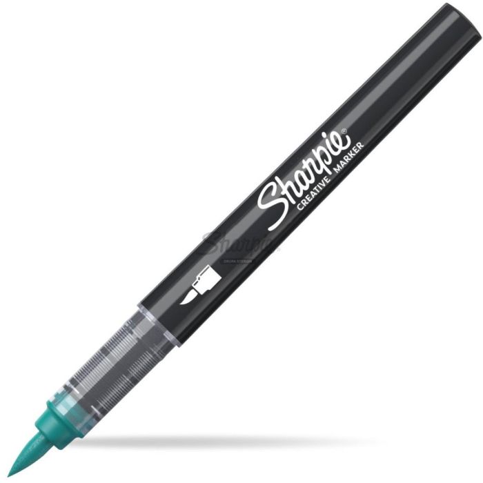 Rotulador Sharpie Creative Acrylic Punta Pincel Verde (Set de 6)