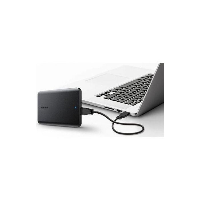 Toshiba Canvio Basics Disco Duro Externo Portátil 2 TB USB 3.2 Gen 1 (Compatible 2.0) 2.5" Negro para Almacenamiento Rápido de Datos 4