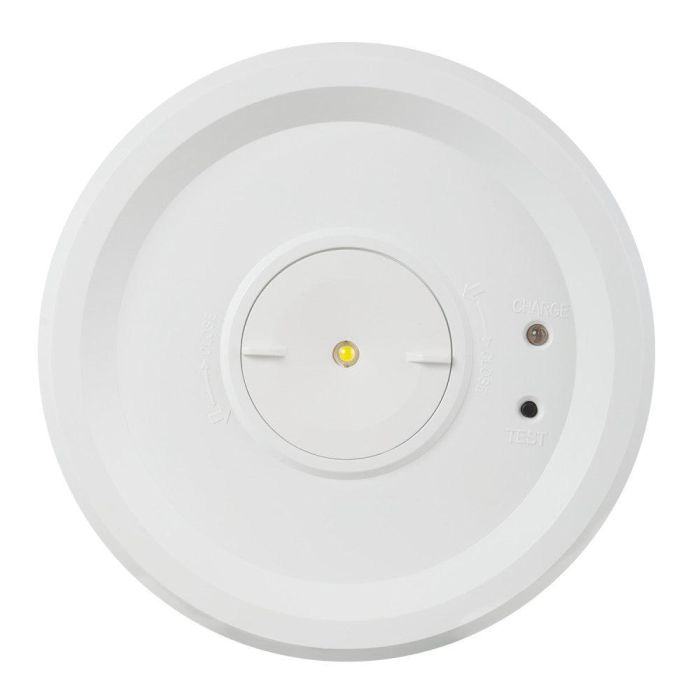 Alumbrado de Emergencia LED para Superficie 3W 185Lm IP20. Con 3 Horas de Autonomía e Indicador LED. Modelo DP-8012LLiNM 2