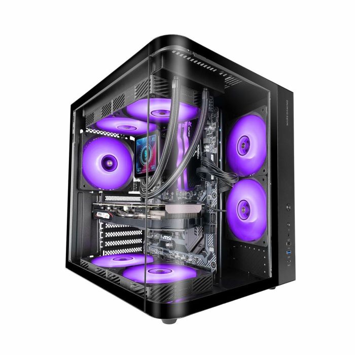 Caja Semitorre ATX Mars Gaming MCCURV Negro 6 Caja Semitorre ATX Mars Gaming MCCURV Negro 6