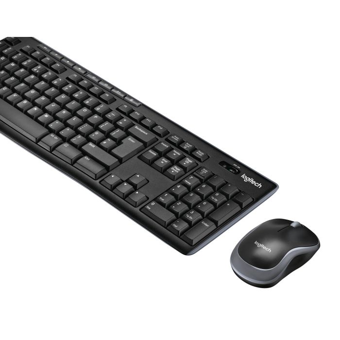 Logitech Mk270 Teclado y Mouse Inalámbrico con Nano Receptor, Resistente a Salpicaduras, Teclado Numérico y Pilas de Larga Duración 3