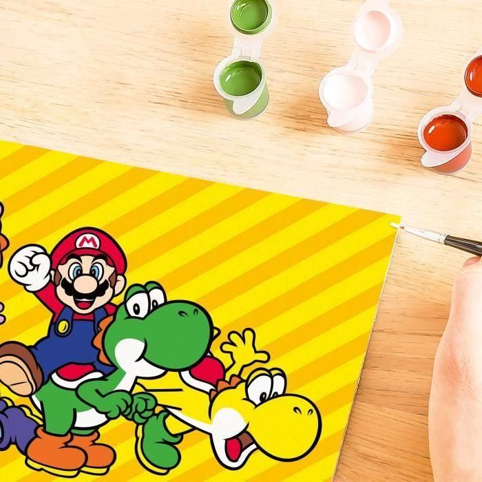 CreArt Kids - Kit de pintura por números de Super Mario (18 x 24 cm), 25529, Ravensburger 4 CreArt Kids - Kit de pintura por números de Super Mario (18 x 24 cm), 25529, Ravensburger 4