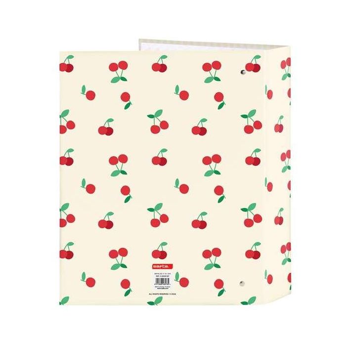 Carpeta de anillas Safta Cherry Beige A4 27 x 33 x 6 cm 1