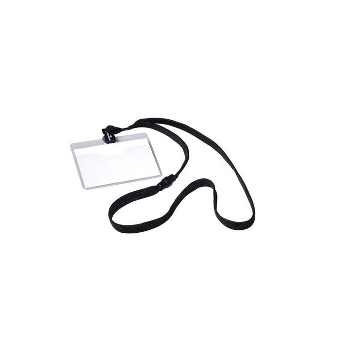 Funda Distintivo Durable 8139 Con Cinta Negra 60X90Mm Paquete De 10