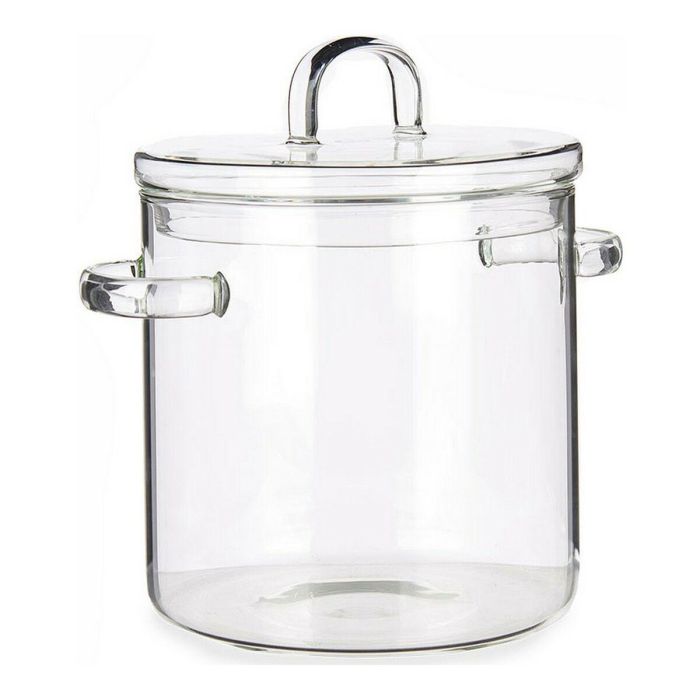 Olla De Borosilicato 2200Ml Vivalto 15X19CM (6 Unidades) Olla De Borosilicato 2200Ml Vivalto 15X19CM (6 Unidades)