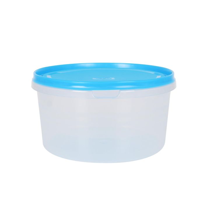 Inde Fiambrera Redonda 2L Colores 19x19x10 cm (12 Unidades)