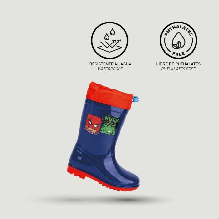 Botas de Agua Infantiles Marvel Azul 2 Botas de Agua Infantiles Marvel Azul 2