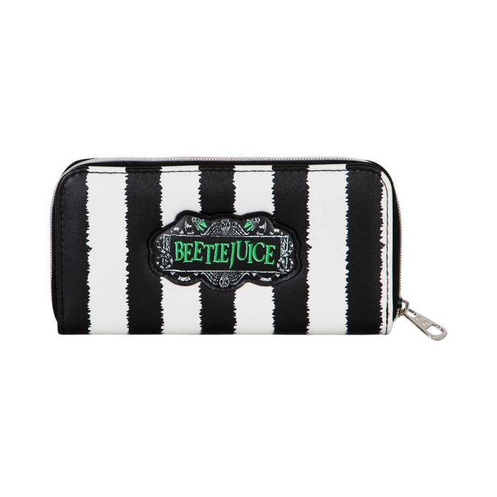 Billetero Essential Stripes Bitelchús / Beetlejuice Blanco 2