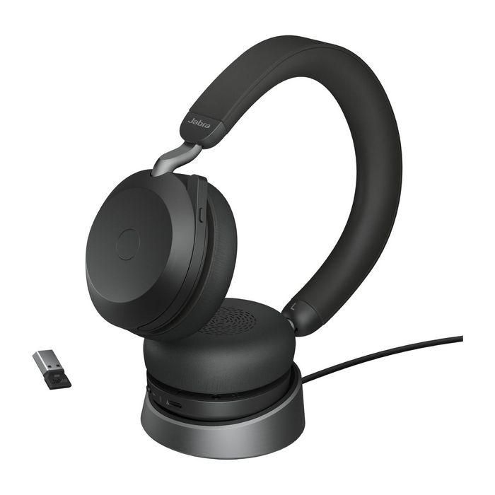 Jabra Jabra Evolve2 75 - USB-A UC with Desk Stand - Black 3 Jabra Jabra Evolve2 75 - USB-A UC with Desk Stand - Black 3