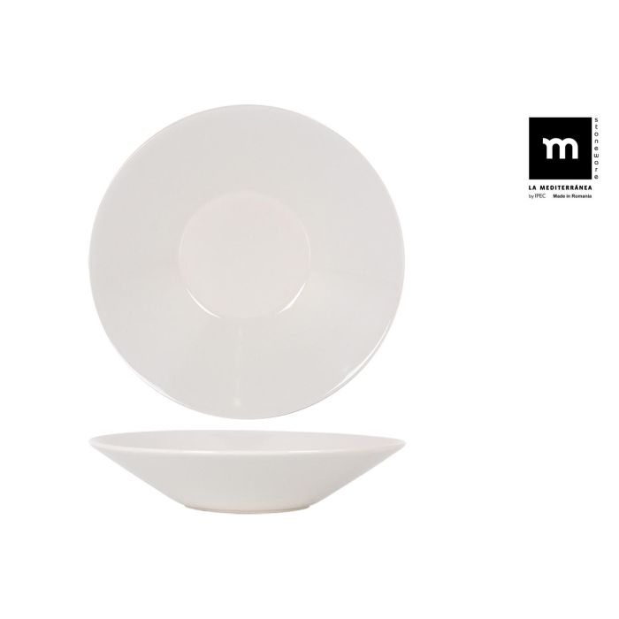La Mediterranea Plato Hondo Maitre Ivory Brillo 23.5 cm (6 Unidades)