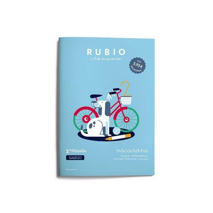 Cuaderno Rubio (Gallego) Vacacions 2º Prim. 5 unidades