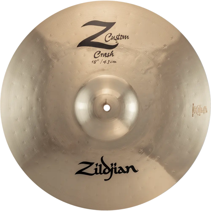 Zildjian Crash 18" Z Custom Plato de Batería Metal Brillante Aleación B20 1