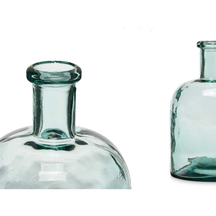 Botella Decorativa Vidrio Ancha Giftdecor 15X24CM (6 Unidades) 2 Botella Decorativa Vidrio Ancha Giftdecor 15X24CM (6 Unidades) 2