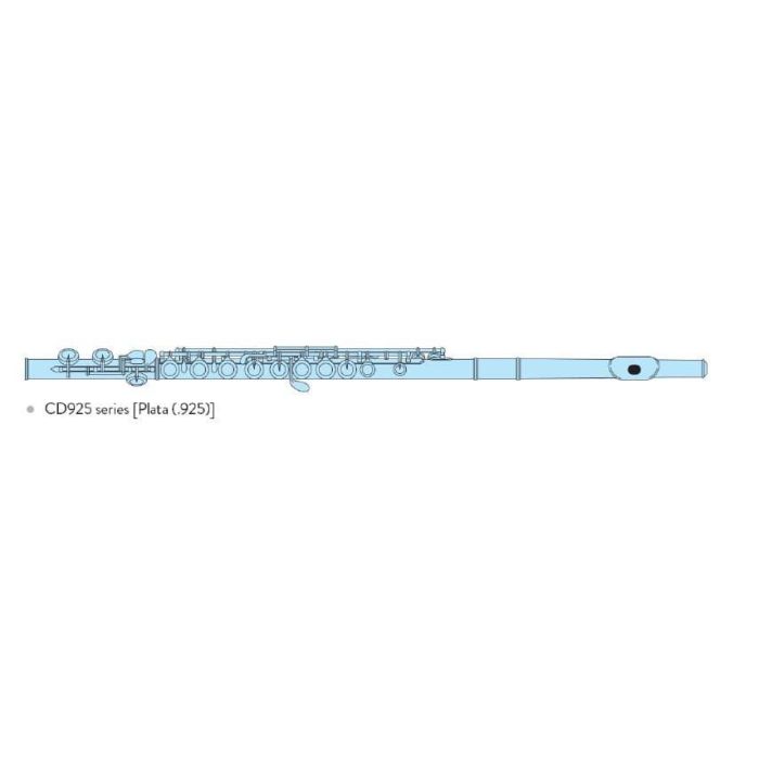 Flauta Pearl Cantabile Cd925Rbe 10 Flauta Pearl Cantabile Cd925Rbe 10