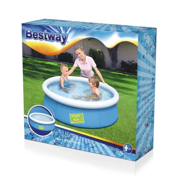 Bestway Piscina Hinchable Infantil Aro 152x38 cm +2 Años Jardin 57241 2