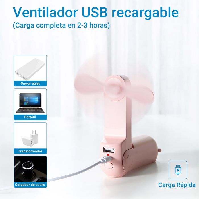 Jisulife Life 8 Plus Ventilador Portátil Multifunción Mini Ligero con Linterna y Powerbank 4500mAh, hasta 46h Autonomía, USB-C 4 Jisulife Life 8 Plus Ventilador Portátil Multifunción Mini Ligero con Linterna y Powerbank 4500mAh, hasta 46h Autonomía, USB-C 4