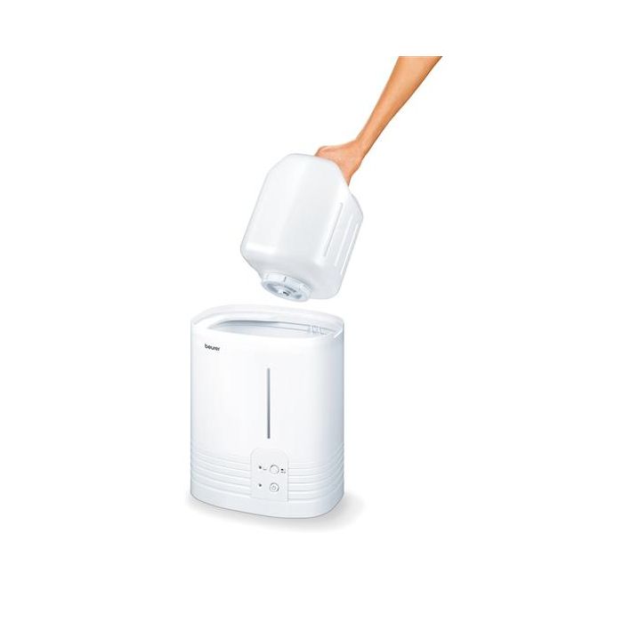 Beurer LB-55 Humidificador de Aire para Oficinas, 50 m2, 2 Niveles de Humidificación, Depósito Extraíble con Almohadillas Antical 4 Beurer LB-55 Humidificador de Aire para Oficinas, 50 m2, 2 Niveles de Humidificación, Depósito Extraíble con Almohadillas Antical 4