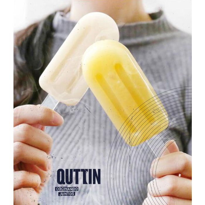 Quttin Molde Helado Individual Silicona 6,5 x 3 x 14 cm (36 Unidades) 12