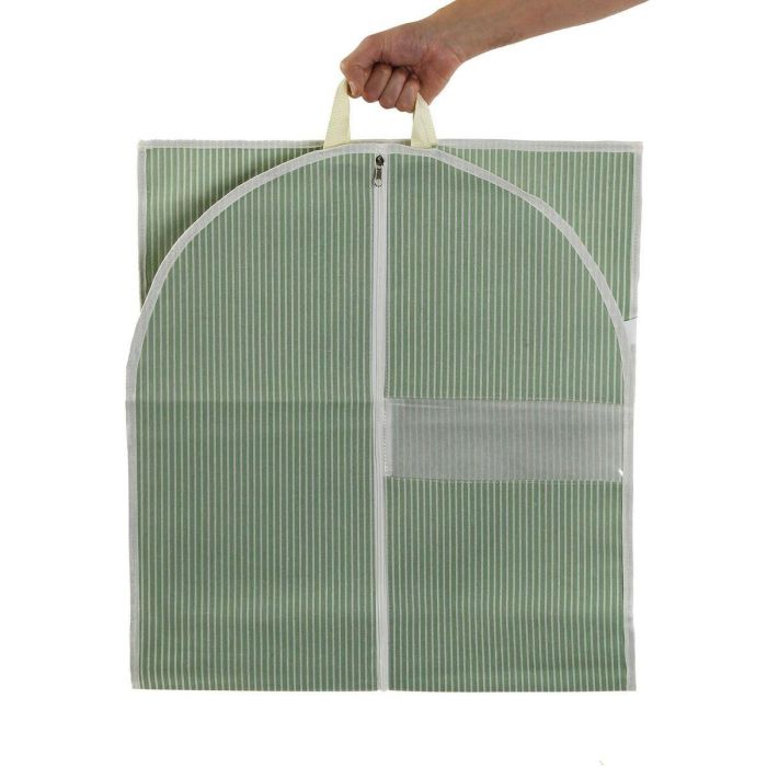 Funda para Traje Versa Rayas Verde 135 x 60 cm 2 Funda para Traje Versa Rayas Verde 135 x 60 cm 2