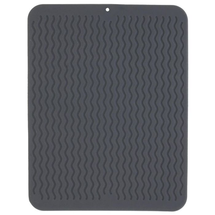 Je cherche une Idee Escurreplatos y Base Fregadero Antideslizante Secado Rápido Amortigua Golpes Gris Rojo Negro 30x40.5 cm 4