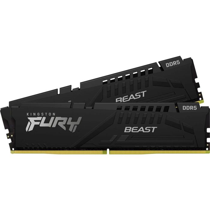 Kingston FURY Beast Módulo de Memoria RAM DDR5 32GB (Kit 2x16GB) 5200 MT/s CL40 para Gaming, Intel XMP 3.0 & AMD EXPO 2 Kingston FURY Beast Módulo de Memoria RAM DDR5 32GB (Kit 2x16GB) 5200 MT/s CL40 para Gaming, Intel XMP 3.0 & AMD EXPO 2
