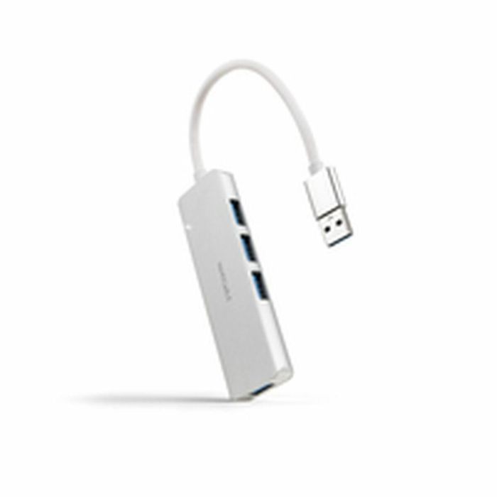 Hub USB NANOCABLE 10.16.4602 Plateado 2