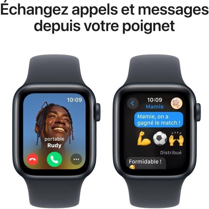 Apple Watch SE GPS - 40 mm - Caja de aluminio medianoche - Correa deportiva medianoche - M/L 3 Apple Watch SE GPS - 40 mm - Caja de aluminio medianoche - Correa deportiva medianoche - M/L 3