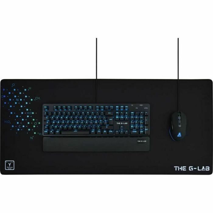 The G-Lab Gaming Mouse Pad XXL Yttrium 900x400x4mm Antideslizante con Superficie Control para PC, Teclado y Ratón, Ultra Resistente