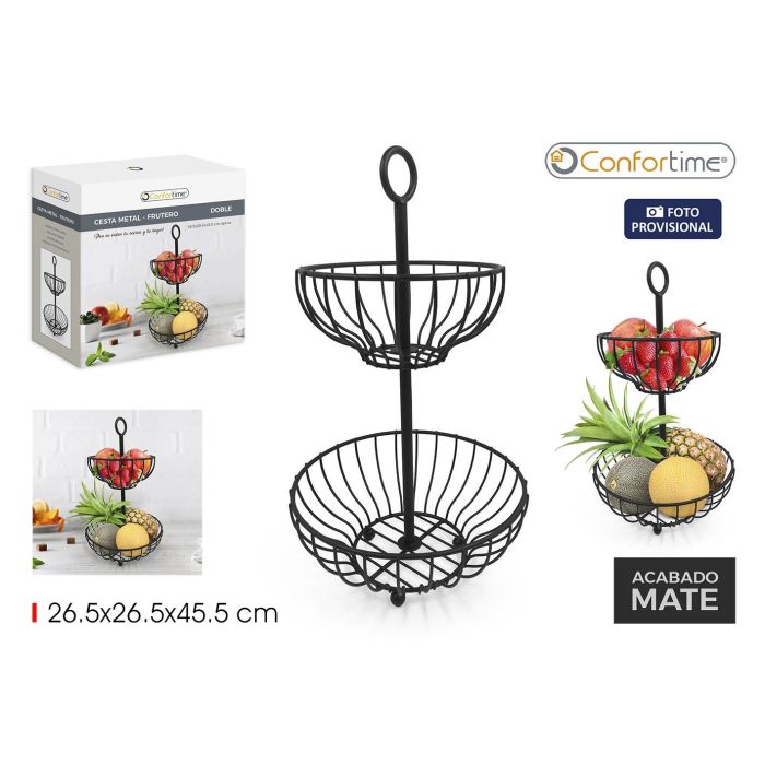 Inde Frutero Metal Doble 26.5x26.5x45.5 cm 4.73 kg (4 Unidades) 0 Inde Frutero Metal Doble 26.5x26.5x45.5 cm 4.73 kg (4 Unidades) 0