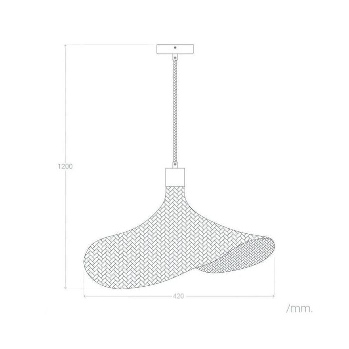 Lámpara Colgante Itabuna de Bambú Natural para Interiores. Compatible con Bombilla E27. Estilo Mediterráneo y Boho-Chic. SKD-P80021 6 Lámpara Colgante Itabuna de Bambú Natural para Interiores. Compatible con Bombilla E27. Estilo Mediterráneo y Boho-Chic. SKD-P80021 6