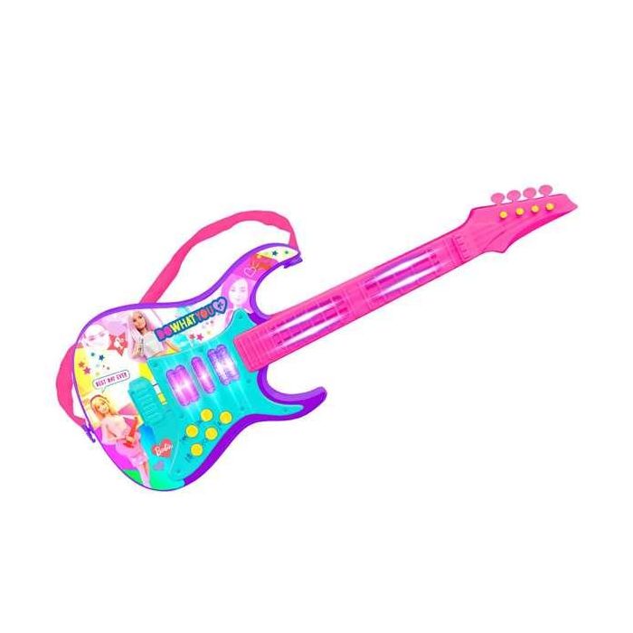 Guitarra Electronica Con Luz Barbie 4410 Reig