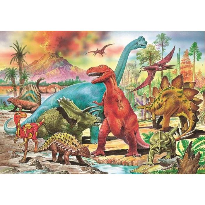 Puzzle 100 piezas dinosaurios 1 Puzzle 100 piezas dinosaurios 1
