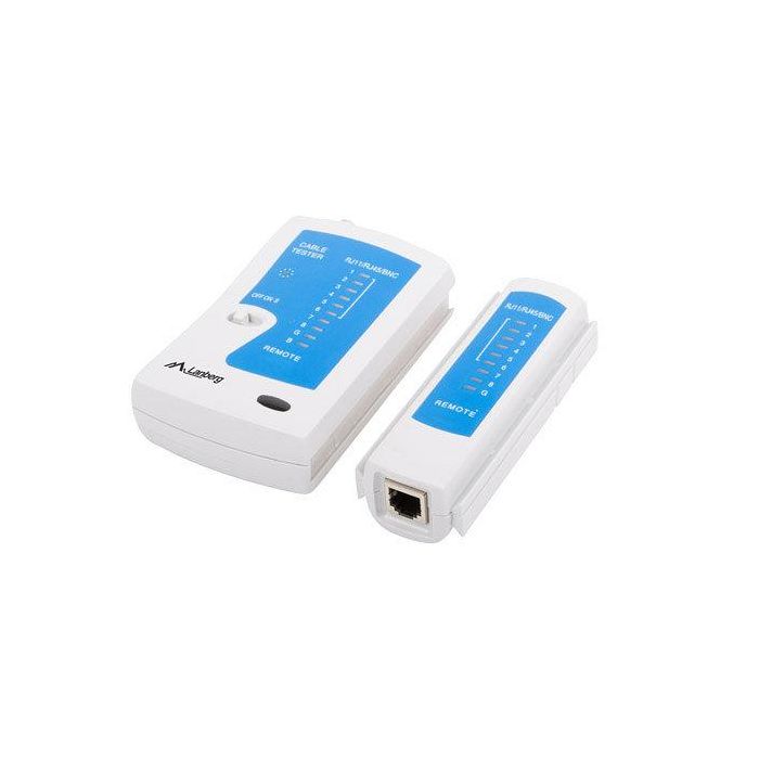 Lanberg Tester Cable Red RJ45 RJ12 RJ11 Profesional para Verificación de Continuidad y Conexiones