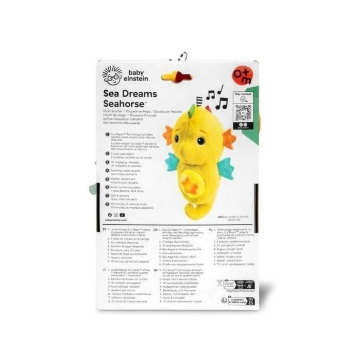 Baby Einstein BAB0074451174009 Caballito de Mar Amarillo Luz de Noche para Bebé Musical Luminoso Sonidos para Calmar al Bebé 2 Baby Einstein BAB0074451174009 Caballito de Mar Amarillo Luz de Noche para Bebé Musical Luminoso Sonidos para Calmar al Bebé 2