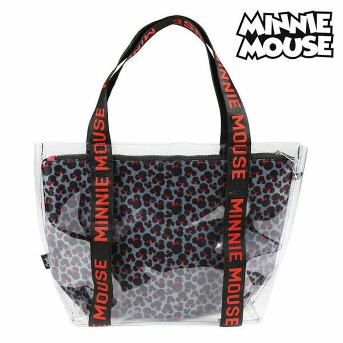 Bolso Minnie Mouse 72899 Transparente Gris Bolso Minnie Mouse 72899 Transparente Gris