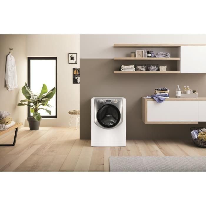 HOTPOINT AQD972F697EUN Lavadora-secadora Aqualtis - Lavado 9 kg / Secado 7 kg - Clase A - 1600 rpm - Blanco 4