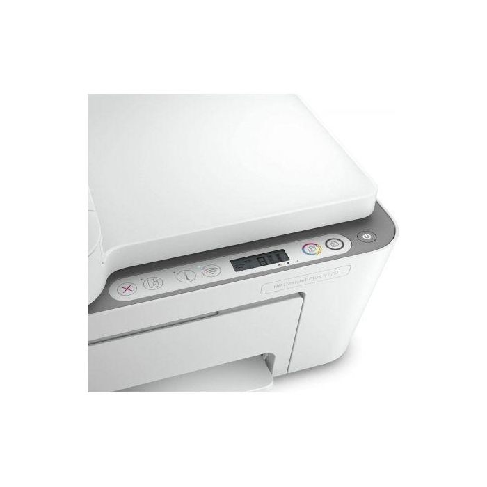 Multifunción HP Deskjet Plus 4120 WiFi/ Fax Móvil/ Blanca 4 Multifunción HP Deskjet Plus 4120 WiFi/ Fax Móvil/ Blanca 4
