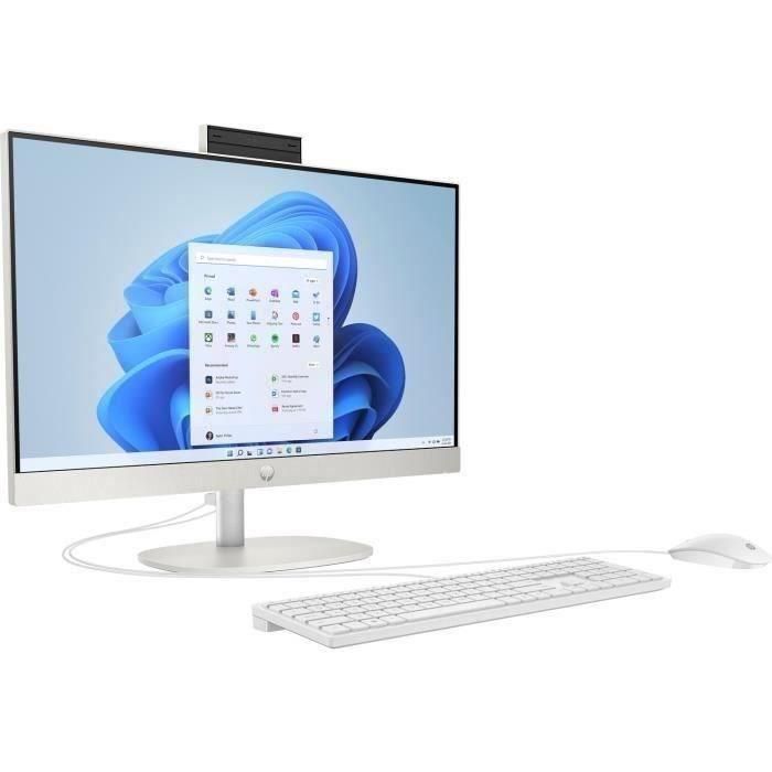 PC de escritorio HP All-in-One 24-cr0038nf - 23.8 FHD - Ryzen 5 7520U - 8GB RAM - 512GB SSD - Windows 11 - Teclado + Ratón 1