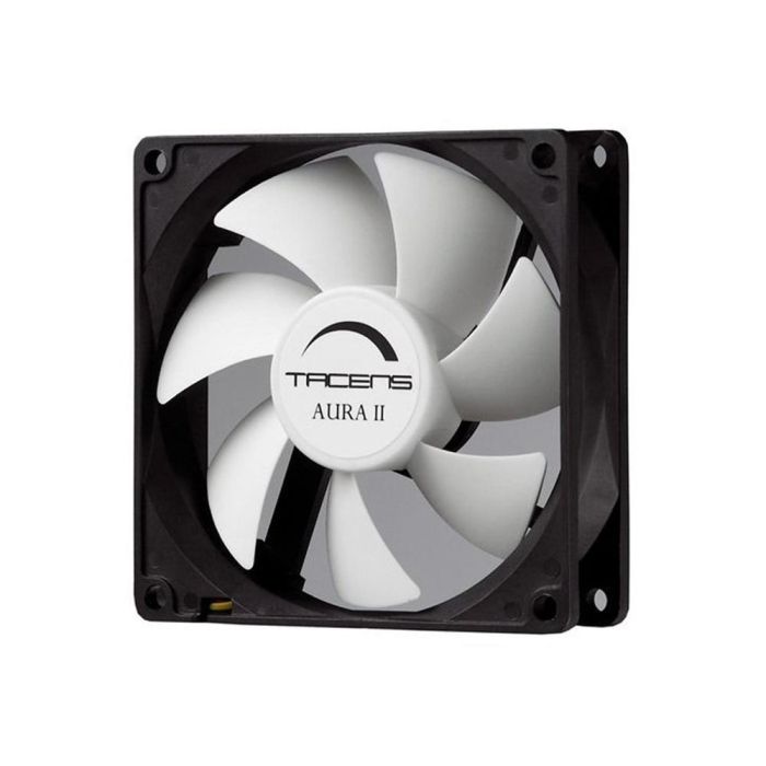 Tacens Aura II Ventilador para Caja PC 90mm Ultrasilencioso 12dB, 1500 RPM, 33 CFM, Rodamiento Fluxus II, Diseño Antipolvo 1