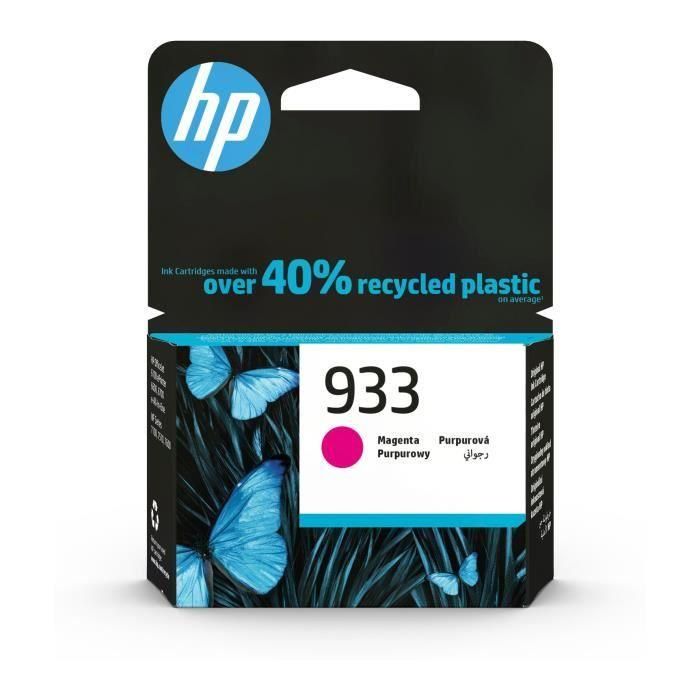 Cartucho de tinta magenta original HP 933 (CN059AE) para impresoras HP OfficeJet 7100