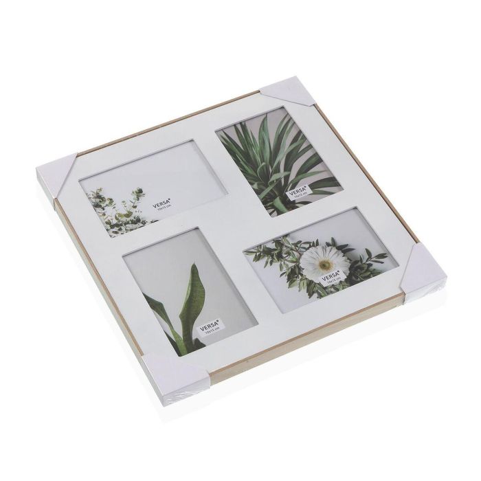 Marco de Fotos Versa Blanco Madera 31,5 x 31,5 cm 1 Marco de Fotos Versa Blanco Madera 31,5 x 31,5 cm 1