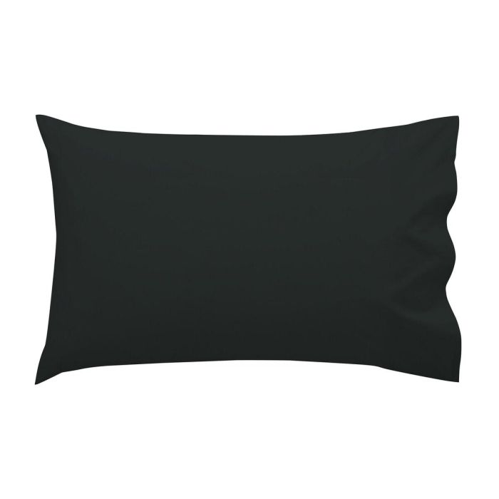 Funda de almohada HappyFriday BASIC KIDS Negro 50 x 30 cm