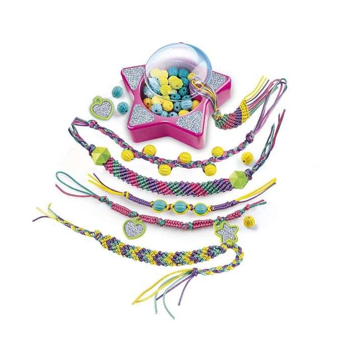 Clementoni Juego Pulseras de Amistad con Dispositivo para Trenzar 18x18x6 cm 3