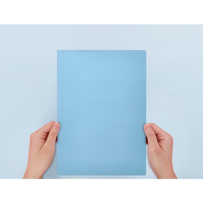 Subcarpeta Liderpapel Folio Celeste Intenso 180 gr-M2 50 unidades 10