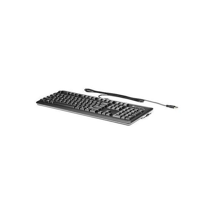 HP Teclado USB Windows con Lector de Tarjetas Inteligentes CCID integrado y Cable USB Tipo A 1.8m